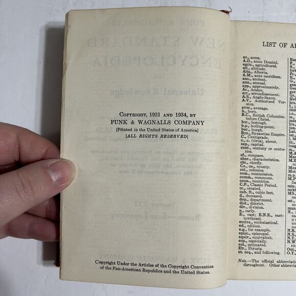 Funk an Wagnalls New Standard Encyclopedia 1934 Vol XXI Raisin to Saxe Lauenburg - Picture 6 of 15